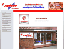 Tablet Screenshot of fleischer-proesch.de